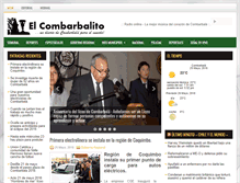 Tablet Screenshot of diarioelcombarbalito.cl